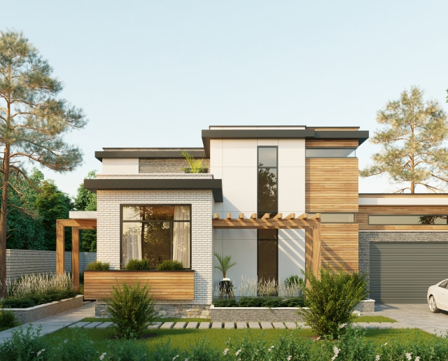 空間と自然を調和させるRC造別荘の美学